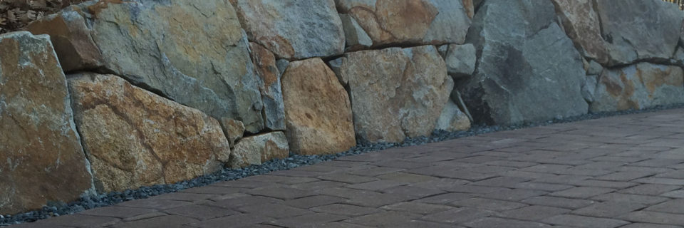 Experts on rock hardscaping.